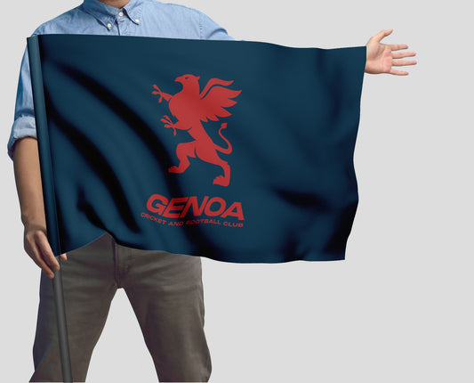 Bandiera Genoa Rossoblu