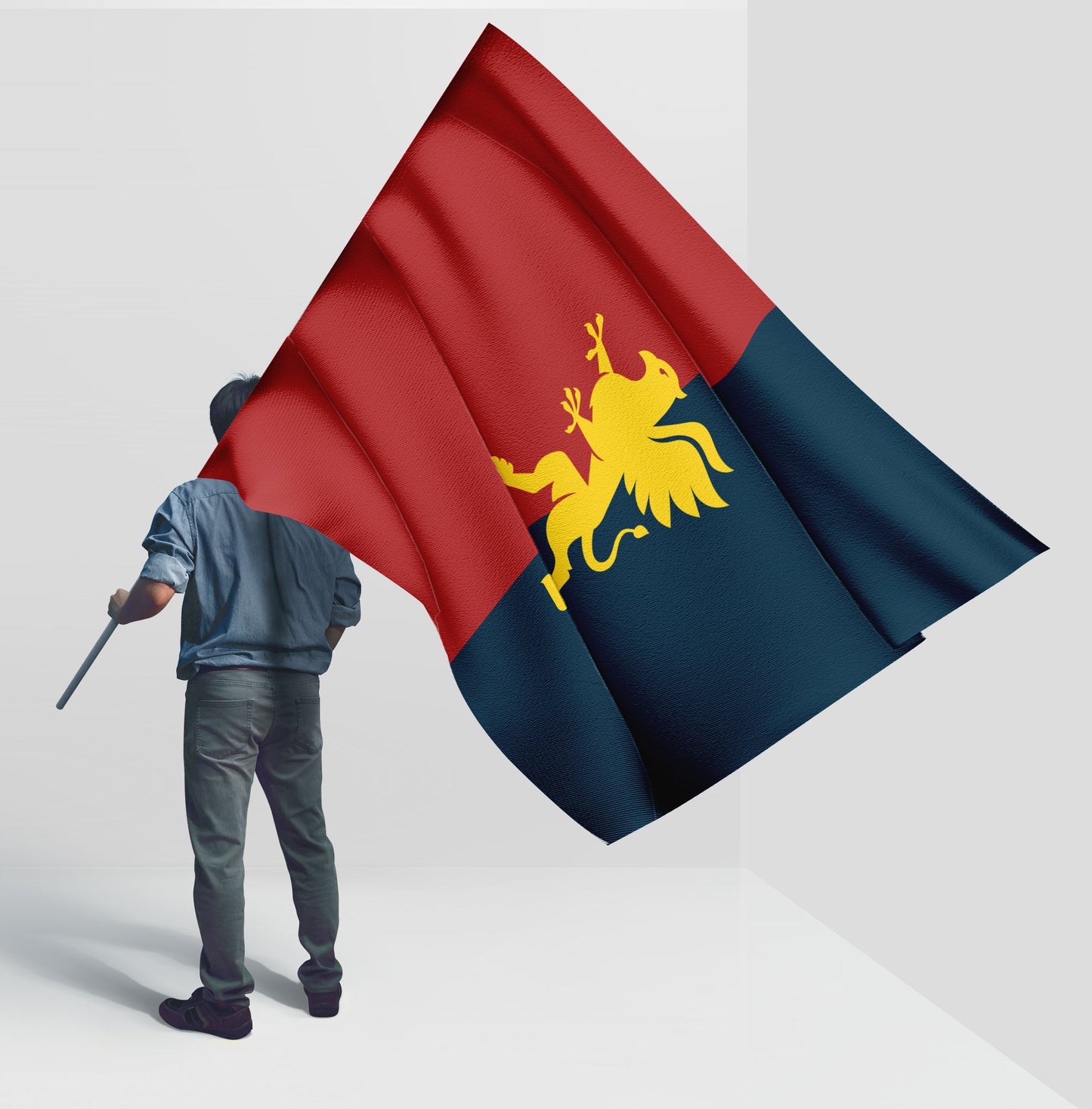 Bandiera Genoa Grifone