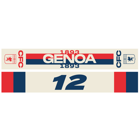 Sciarpa Genoa OTLN Genoa 1893 Bianca