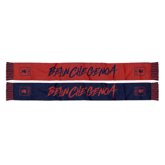 Sciarpa Genoa "Belin Che Genoa" Tubolare