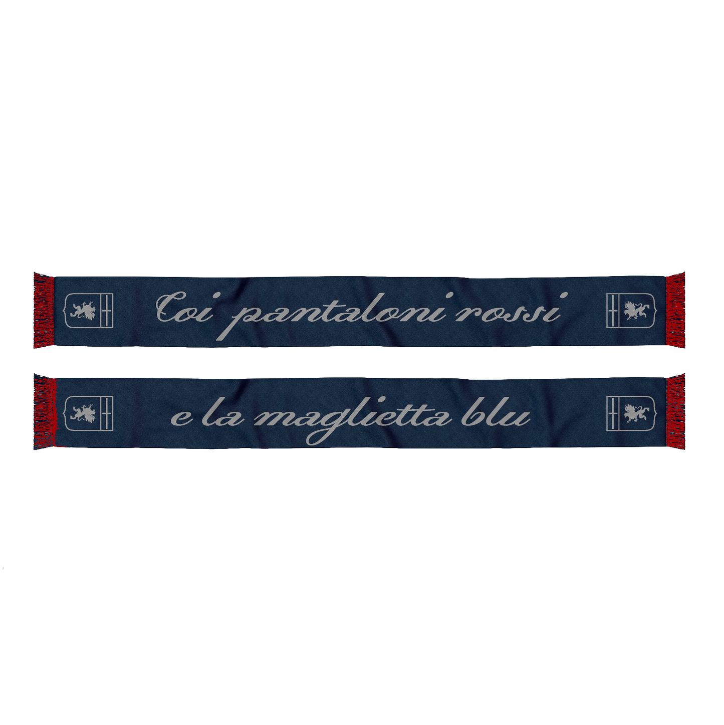 Sciarpa Genoa Coi Pantaloni Rossi