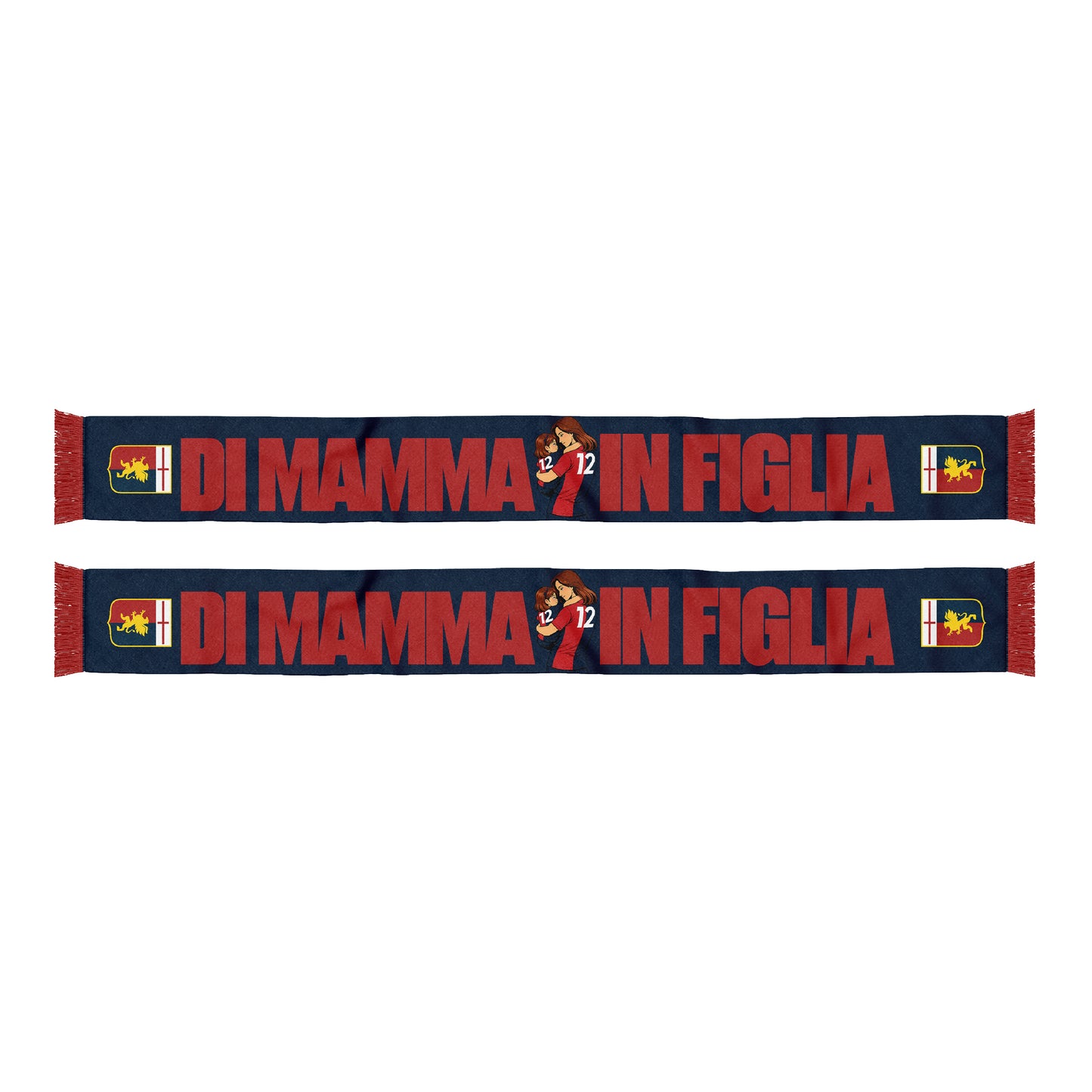 Sciarpa Genoa "Di Mamma In Figlia" Tubolare