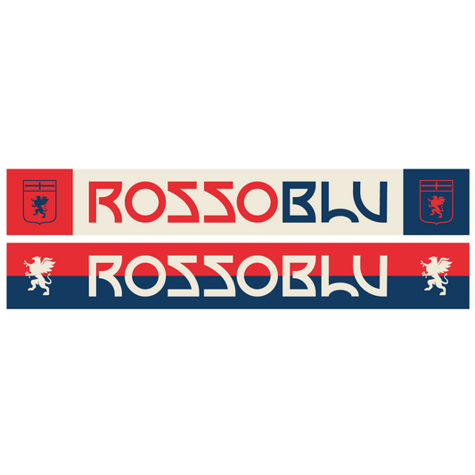 Sciarpa Genoa OTLN RossoBlu Bianca