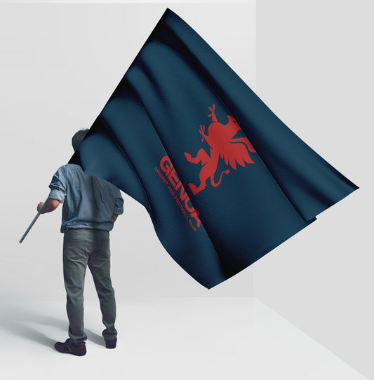 Bandiera Genoa Rossoblu